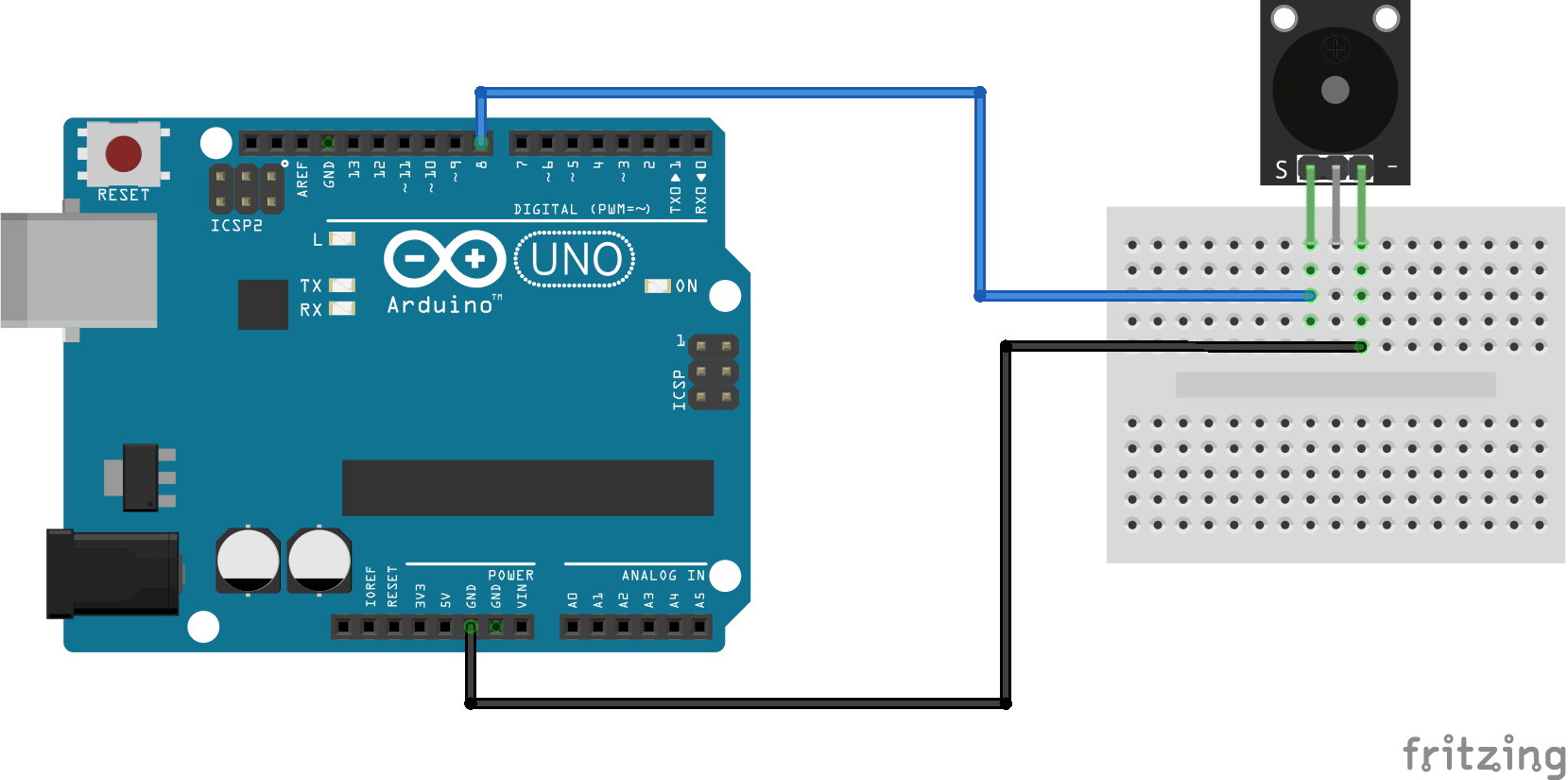 Diagrama de conexión Arduino KY-006