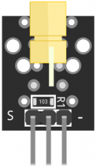 10x//kit Laser Receiver Sensor Module And  KY 008 Transmitter For Arduino AVR